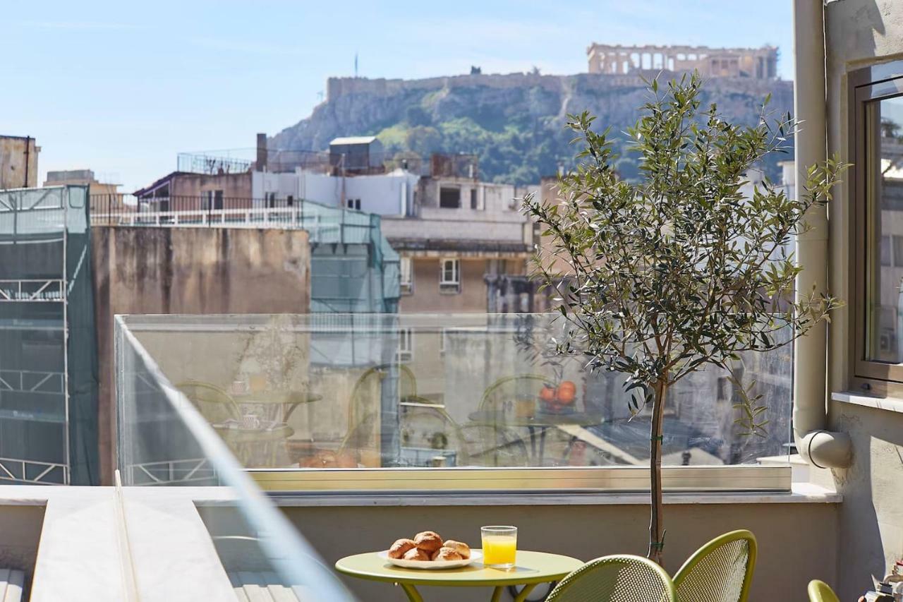 Old Athens Style 1Bdr With Acropolis View Rooftop! Exterior foto